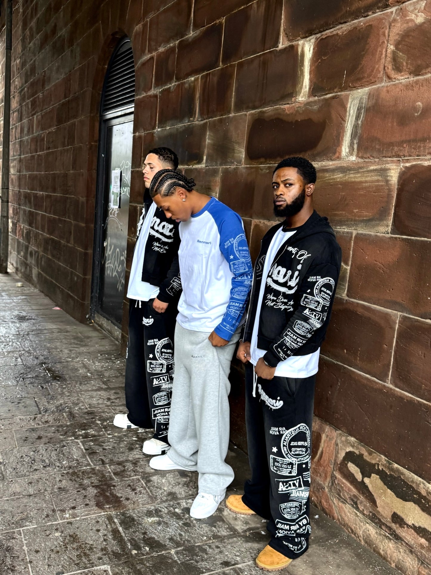 VISA LONGSLEEVE TEE - Blue