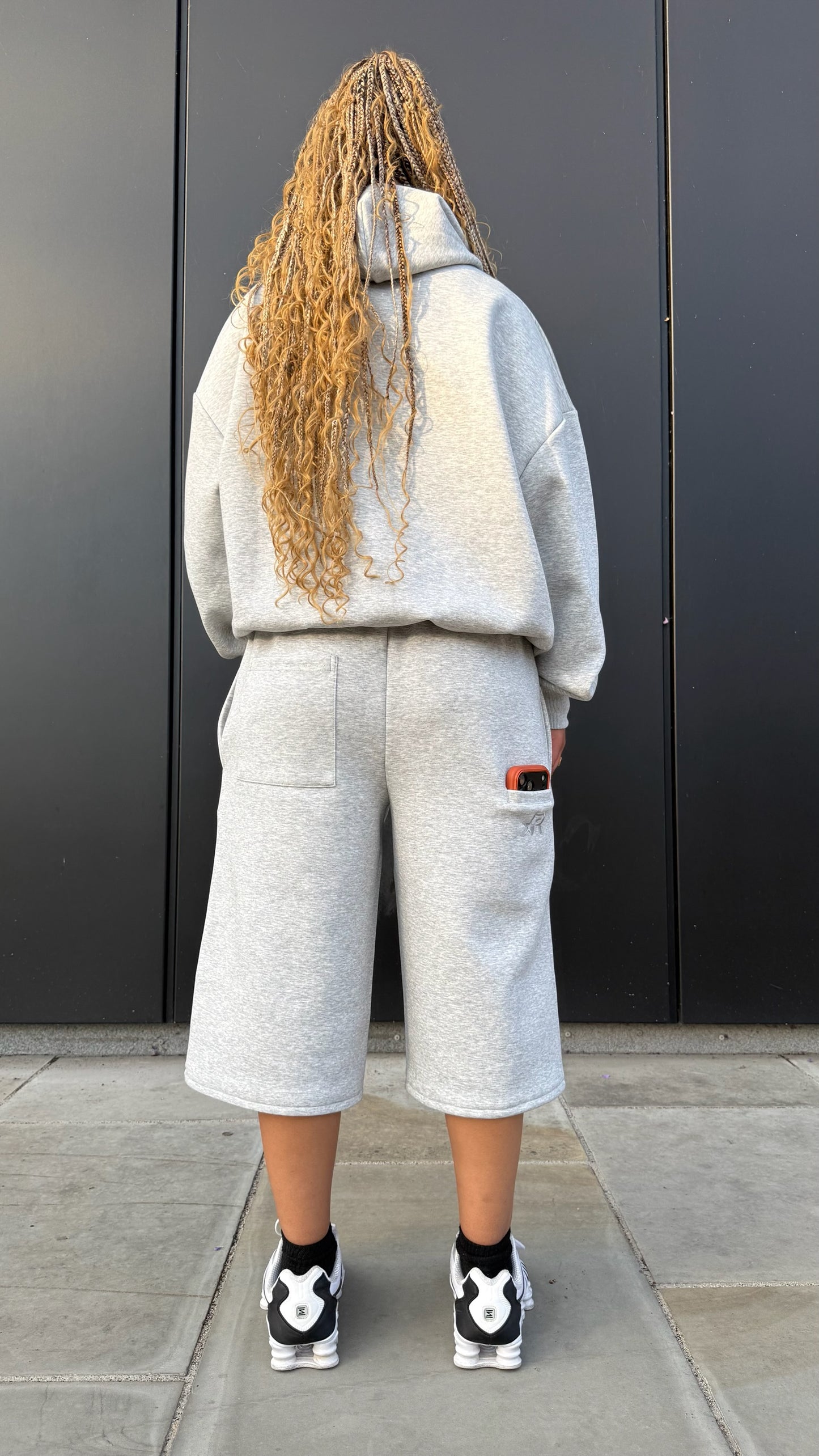 Rennari Scuba Sweats Shorts - Grey