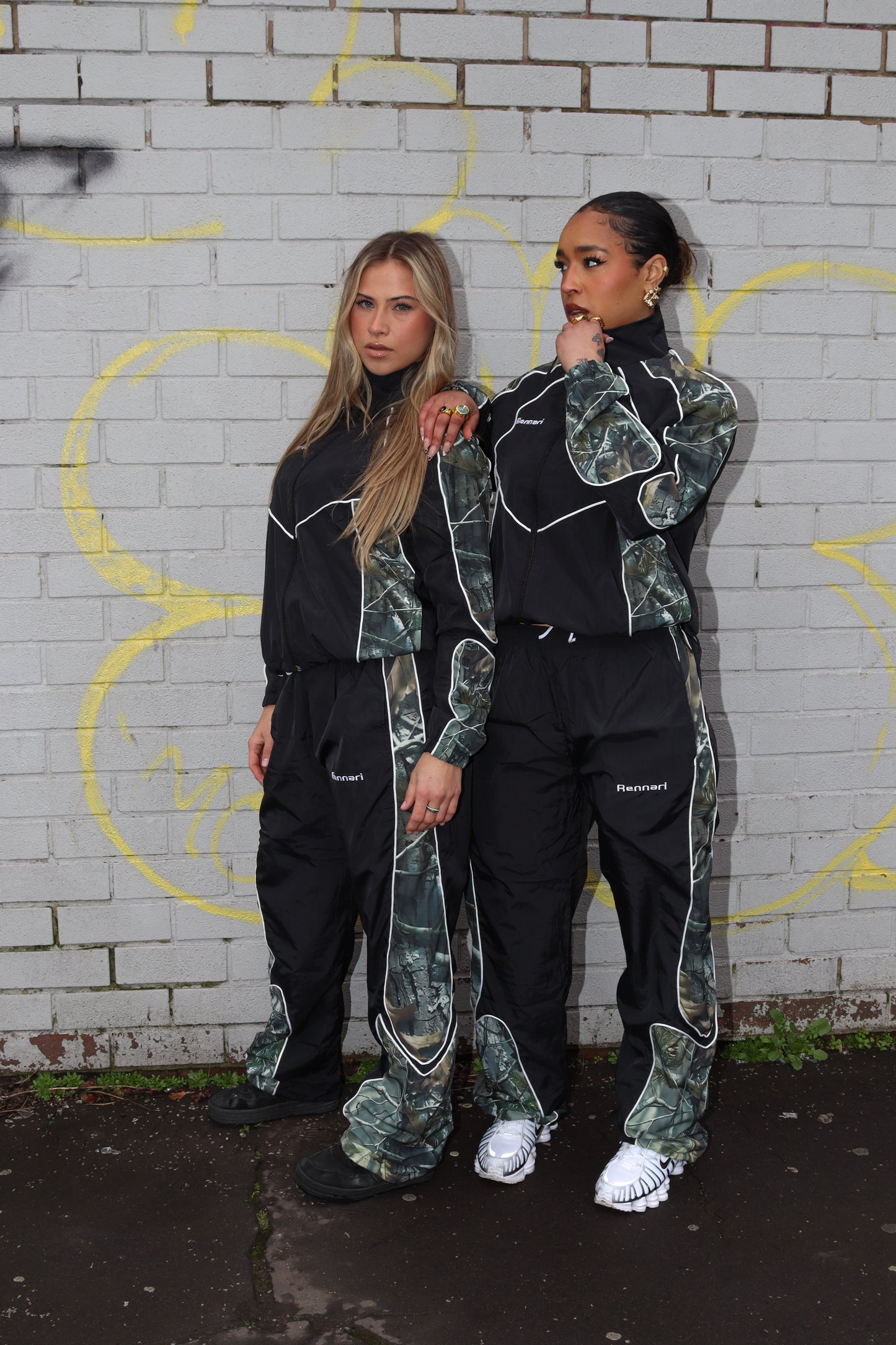 Rennari Tree Camo Tech Jacket - Black