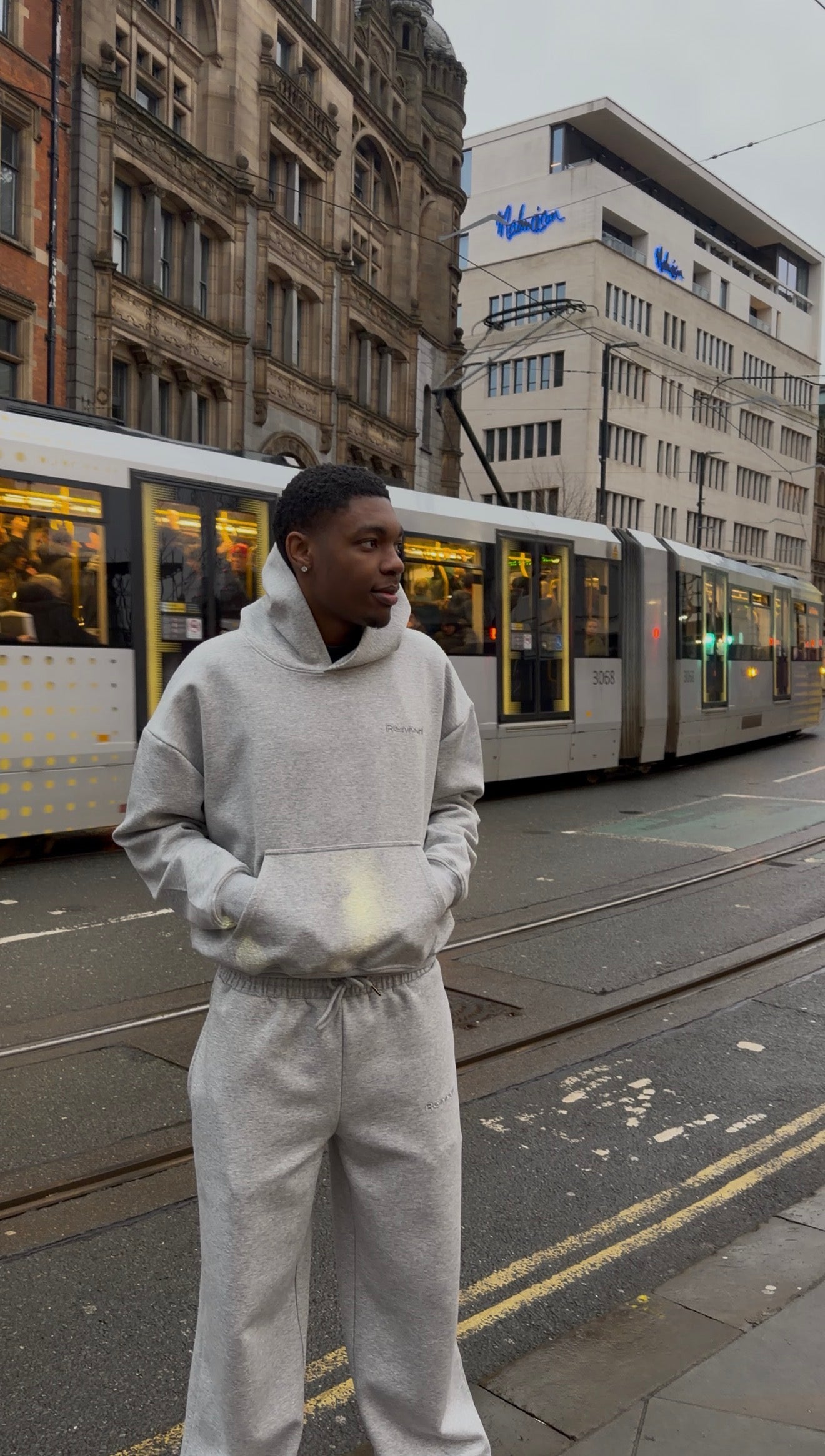 Rennari Scuba Hoodie - Grey