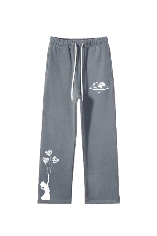 Love the World Joggers - GREY