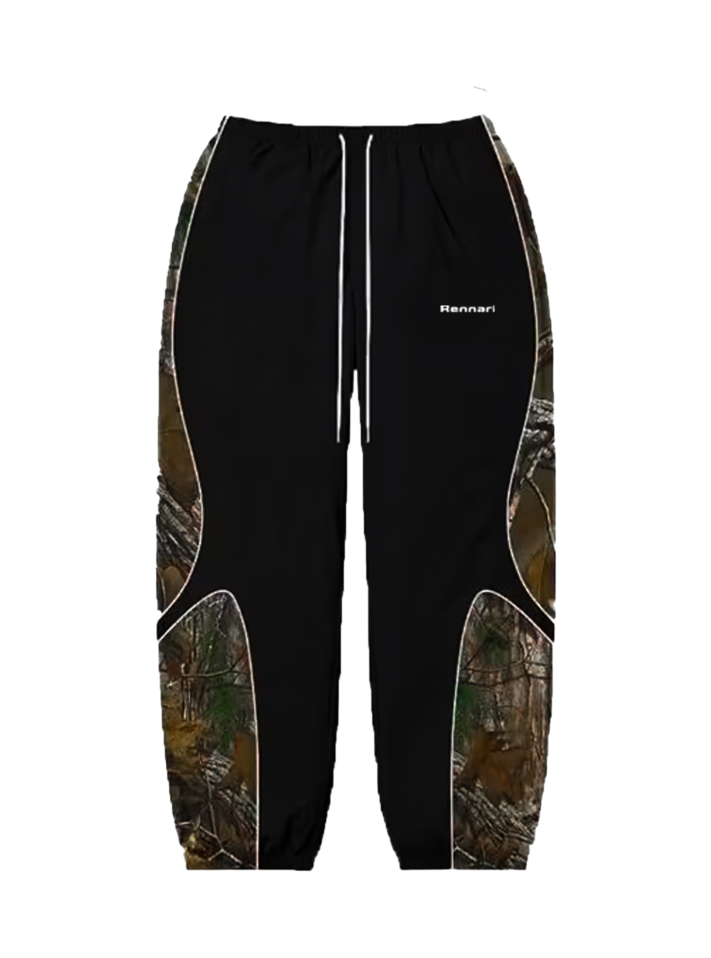 Rennari Tree Camo Tech Pants - Black